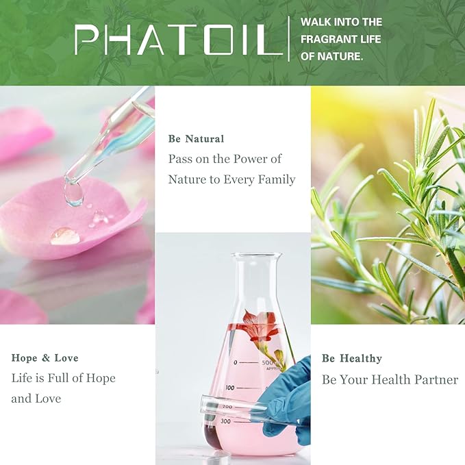 PHATOIL 100ML Citronella Essential Oil, for Aromatherapy Diffusers, Humidifiers, Great for DIY Candle and Soap Making, Gift for Friend