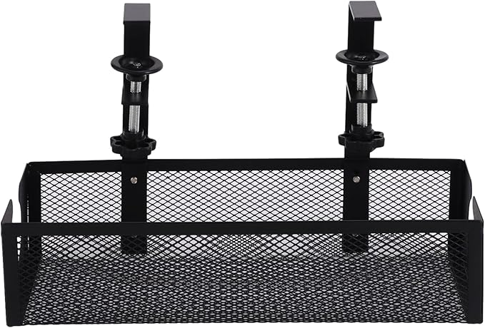 Cable Management Box Under Desk,Carbon Steel Cord Organizer - Desk Cable Management Tray - for Family Friends Students Adults Men Women Home Indoor Office Study Kitchen