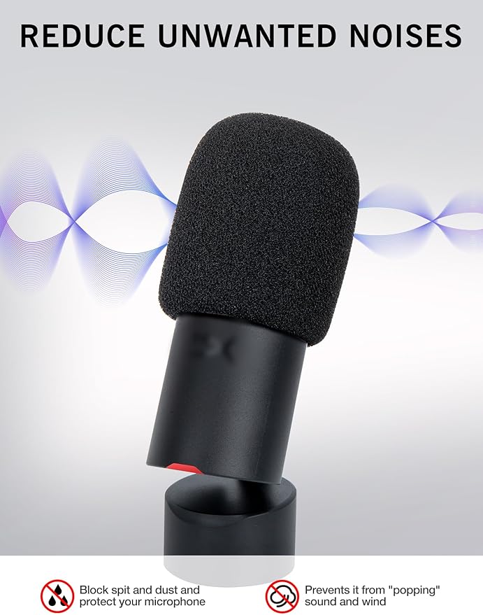 SUNMON SoloCast 2 Mic Arm with Pop Filter Windscreen - Gaming Microphone Stand Compatible with SoloCast 2, Mic Stand with Foam Cover