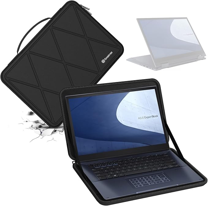 Smatree Hard EVA Protective Sleeve Case Compatible for 14 inch ASUS ExpertBook B7 Flip (B7402F) Laptop, for ASUS Chromebook Vibe CX34 Flip (CX3401) Laptop Notebook Bag (X8264)
