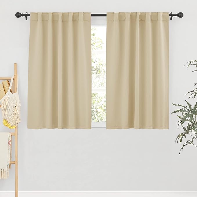 RYB HOME Blackout Curtains for Bedroom, Window Shades Thermal Insulating