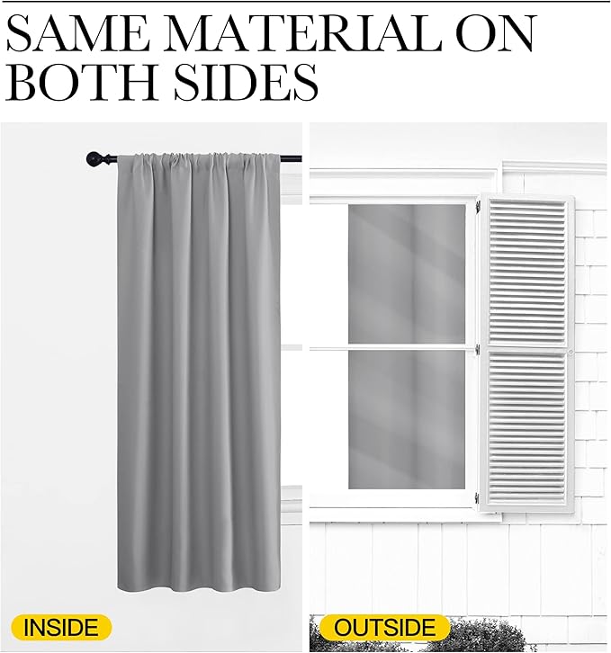 NICETOWN Window Curtains for Bedroom
