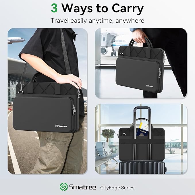Smatree CityEdge Laptop Sleeve Case for 15.6inch HP Pavilion Laptop 15/15t/15z,for ZBook Power G10A/G10/G9, for EliteBook 655/650 G10/G9,for HP ProBook 455 G10,for Envy x360 15/Pavilion x360 15 (CE04)