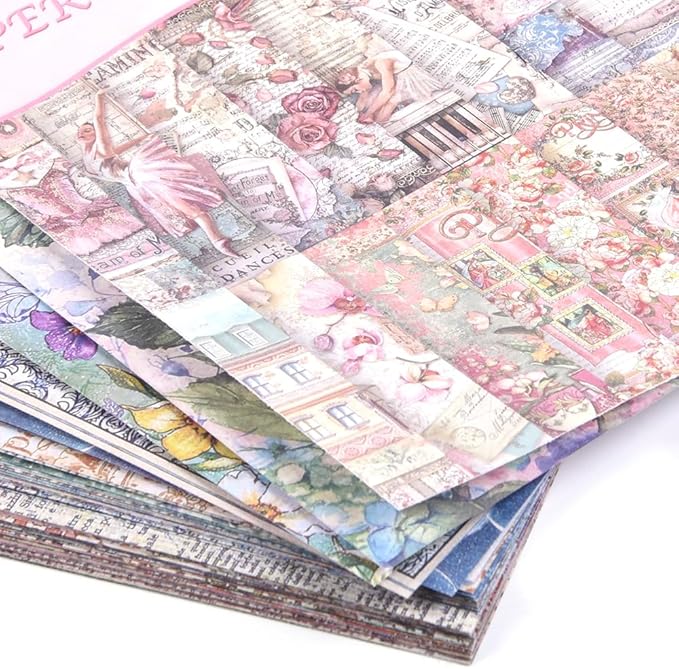 Origami Paper Kit 50 Sheets 70GSM 6 Inch Square Double Sided Color 50 Vivid Japanese Washi Chiyo Colors for Hand Crafts Origami Paper Arts Creativity.Flower Fairy