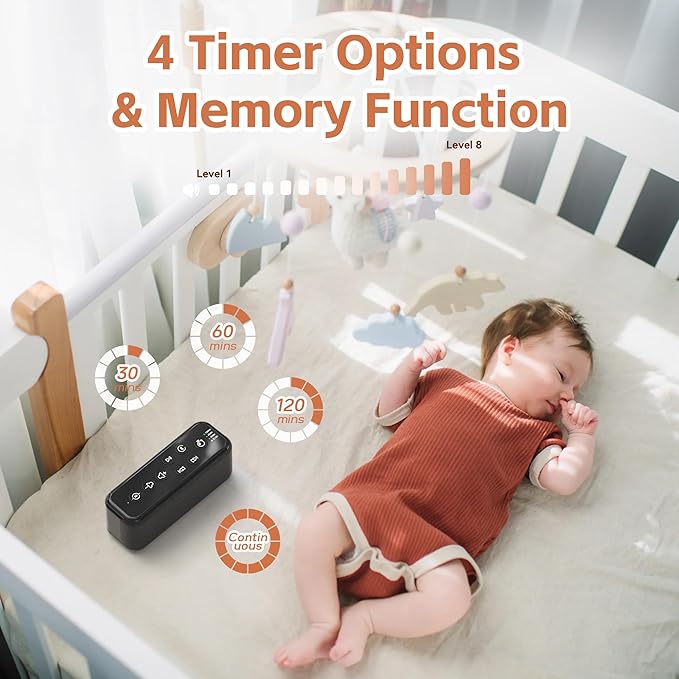 Rechargeable White Noise Machine with 3000mAh Battery - Bluetooth Sleep Sound Machines with Lullabies & Fan Sounds, Auto-Off Timer, Perfect for Office Privacy, Noise Canceling & Sleep Improvement