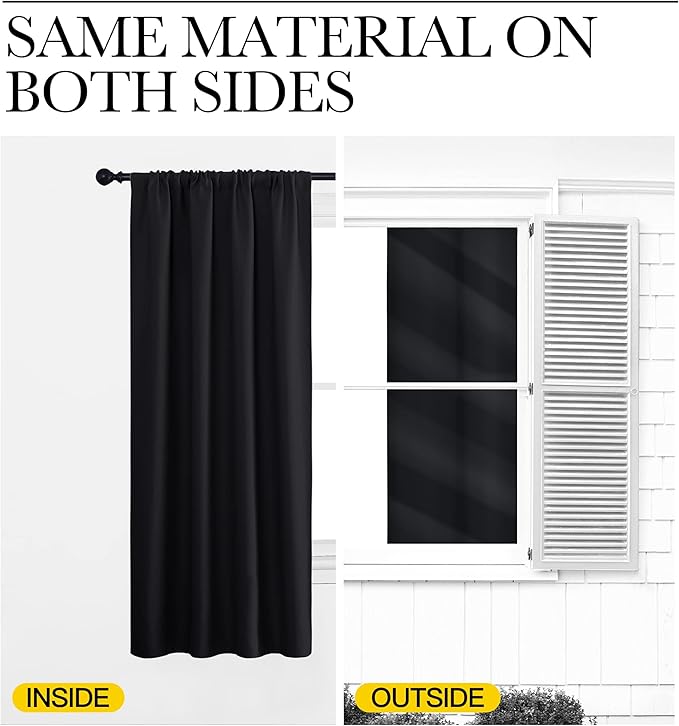 NICETOWN Blackout Curtain Panels