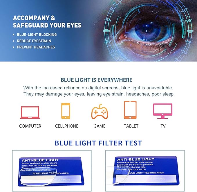 Henotin 3 Pack Blue Light Blocking Reading Glasses,Spring Hinge Computer Readers for Men Women,Anti UV Ray Filter Eyeglasses (Mixed Color, 1.25)