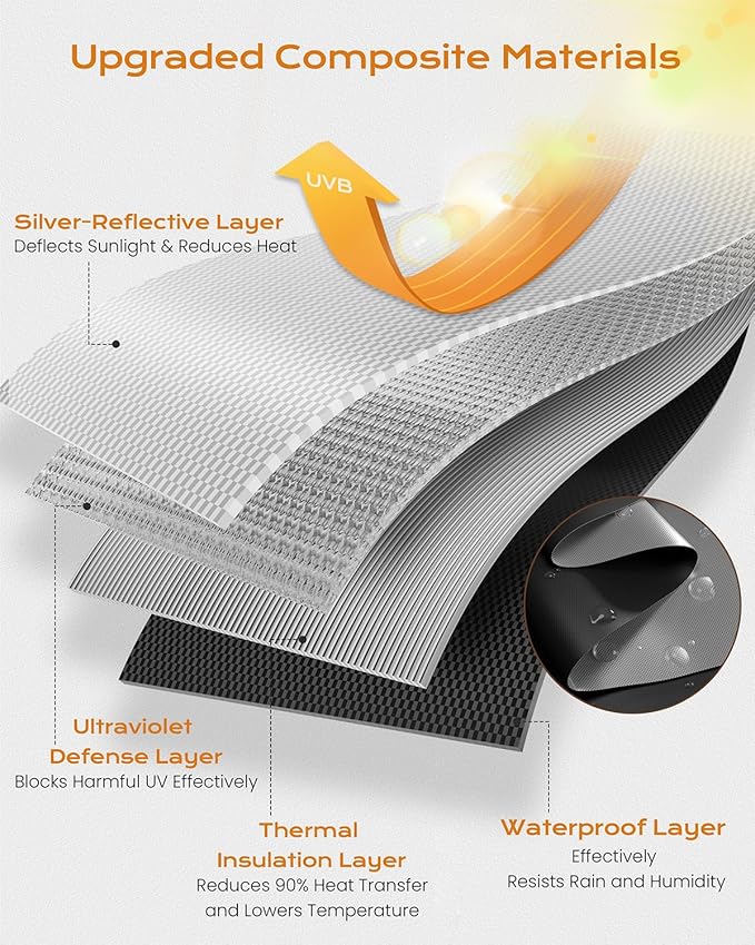 80"W x58"H Portable Blackout Curtains