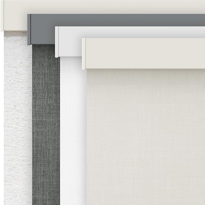 AOSKY Custom Linen Roller Blinds Shades