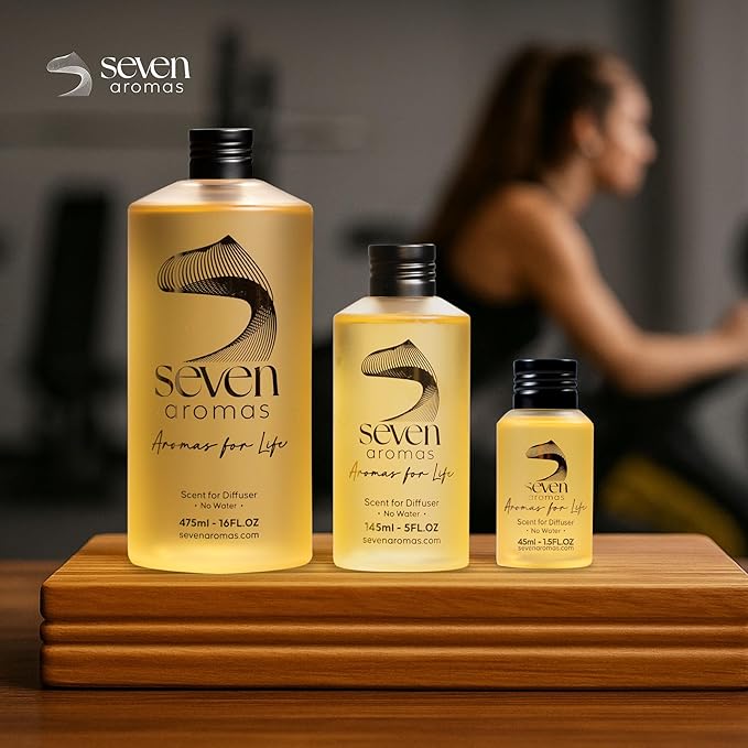SevenAromas Hotel Scent Diffuser Oil, Luxury Hotel-Inspired Essential Oil for Aromatherapy & HVAC Diffusers – Premium Dropper Bottle - 145 ml 5 FL oz (Santorini)