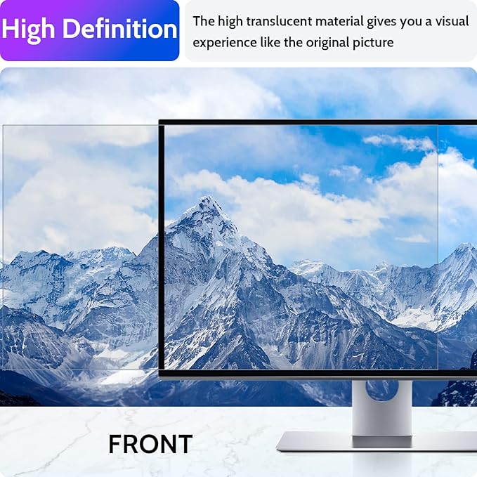 Peslv Computer Privacy Screen 19 Inch for 5:4 Standard Monitor, Removable 19inch Anti Blue Light Glare Shield Monitor Privacy Filter (14 13/16" x 11 7/8")