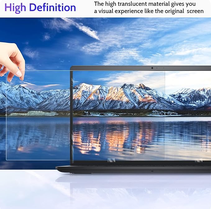 Peslv 14 Inch Laptop Privacy Screen Compatible with Lenovo Hp Dell Acer Asus Thinkpad Envy Xps Computer 16:10 Aspect, Removable Anti Glare Blue Light Filter Protector, 14inch Monitor Security Shield