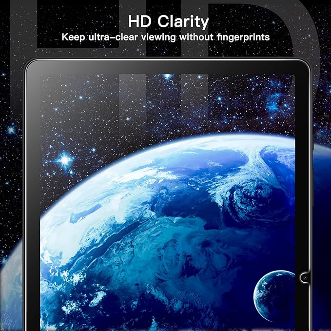JETech Screen Protector for Samsung Galaxy Tab A11 Plus / A11+ / A9 Plus / A9+ 11-Inch 2025/2023 with Easy Installation Frame, Tempered Glass Film, HD Clear, 2-Pack