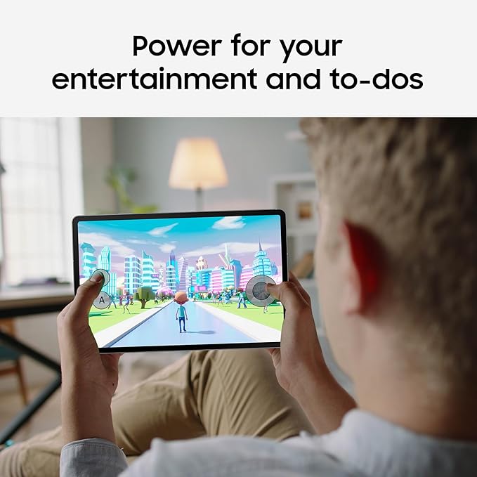Samsung Galaxy Tab S10 FE 256GB WiFi Android Tablet, Large Display, Long Battery Life, Exynos 1580 Processor, IP68 Water-Resistant, 90 Hz Refresh, S Pen for Note-Taking, US Version, Blue