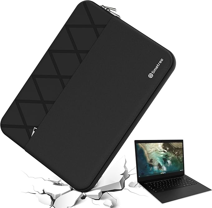 Smatree 14 inch Laptop Sleeve for Samsung Galaxy Chromebook Go/Galaxy Book Go 5G, Samsung Protective Laptop Case with Accessory Pocket, YKK Zipper, Patented Super Corner Design (E415)