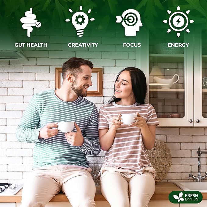 FreshDrinkUS, Premium Wormwood Tea - 75 Tea Bags - Handcrafted Herbal Blend, Caffeine-Free – Smooth Taste & Naturally Refreshing.