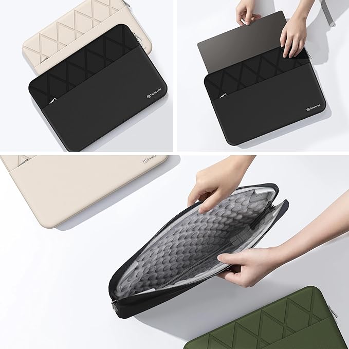 Smatree 16 inch Laptop Sleeve for MSI Creator Z16 HX Studio/Creator Z16/Creator Z16P/CreatorPro Z16P/CreatorPro Z16 HX, MSI Prestige 16 AI Laptop, Case with Accessory Pocket, YKK Zipper (E613)