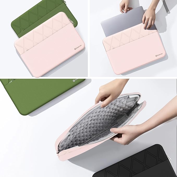 Smatree Laptop Sleeve for 15.6 inch MSI Creator 15 A11/A10, for 15.6 inch Stealth 15M/15,Stealth GS66 12U/11U/10U/10S,Alpha 15 A4DEK/A3DD,Delta 15 A5EFK, for 15.6inch WS66 11U/10T case, Pink (E619P)