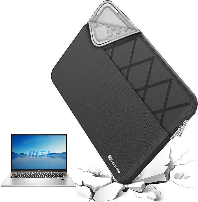 Smatree Laptop Sleeve for 15.6 inch MSI Raider GE67HX/GE66 Dragonshield/GE66 12U/11U/10U, for GP66 Leopard 11U/10U, for Vector GP66 12U, for 16 inch MSI Raider GE68HX 13V, Case with Pocket (E649)