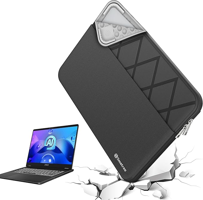 Smatree Laptop Sleeve for 15.6 inch MSI Sword 15 A12U/A11U, for Katana A15/15, for Pulse 15 B13V, for Alpha 15 B5E, for Bravo 15 B7E/B5E, for WF66 11U, for Crosshair 15 R6E B12U/A11U Case (E648)
