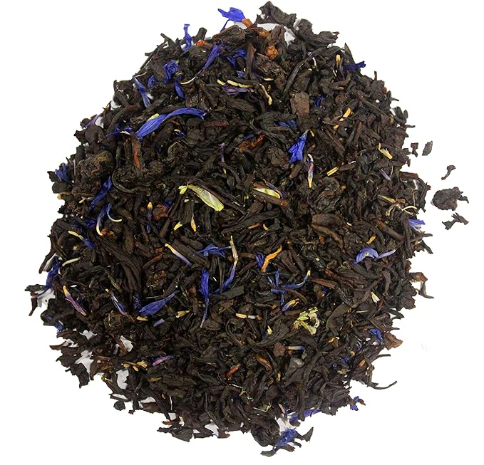 Nelson's Tea Earl Grey Sampler Pack Tea - Loose Leaf Tea Sampler - A Portrait of Earl Grey, Blueberry EarlGrey, Lavender EarlGrey, Raspberry Earl'Grey, Vanilla Caramel Earl'Grey - 2 Oz Sizes
