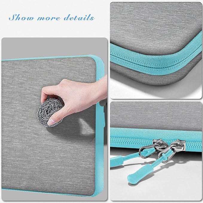 Hseok Laptop Case 13 Inch Sleeve Compatible with MacBook Air 13 M3 A3113 M2 A2681 M1 A2337 A2179 A1932/Pro 13 M2 M1 A2338 A2251 A2289 A2159 A1989 A1706 A1708, Classic Carry on Case,L02G02